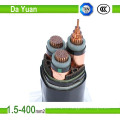 Cable de alimentación aislado PVC de los 0.6kv / 1kv 3 corazones